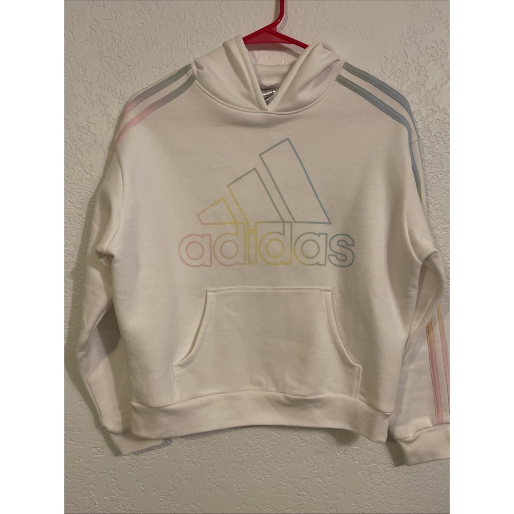 Adidas Girls Pullover Hoodie Sz. 14 Sweatshirt